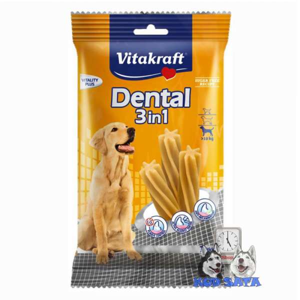 Vitakraft Dental štapići 3u1 za pse veće od 10kg 180g