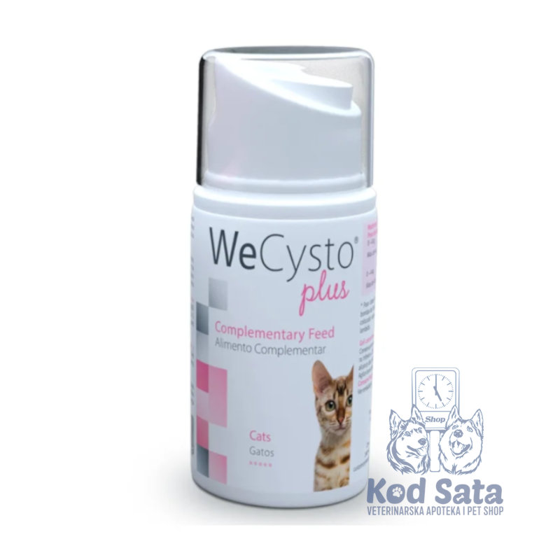 WeCysto Plus Gel, Za Mačke Za Urinarni Trakt 50ml