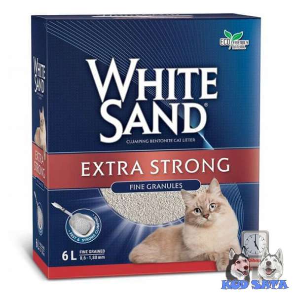 White Sand Extra Strong, Posip Za Mačke 6l