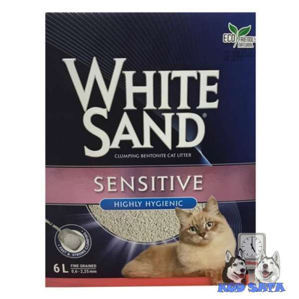 White Sand Sensitive, Posip Za Mačke 6l